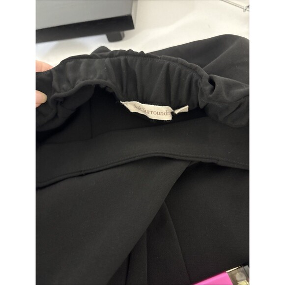 Soft Surroundings Silver Side Studded Slip On Pants M Elastic Back Waist - Picture 10 of 13